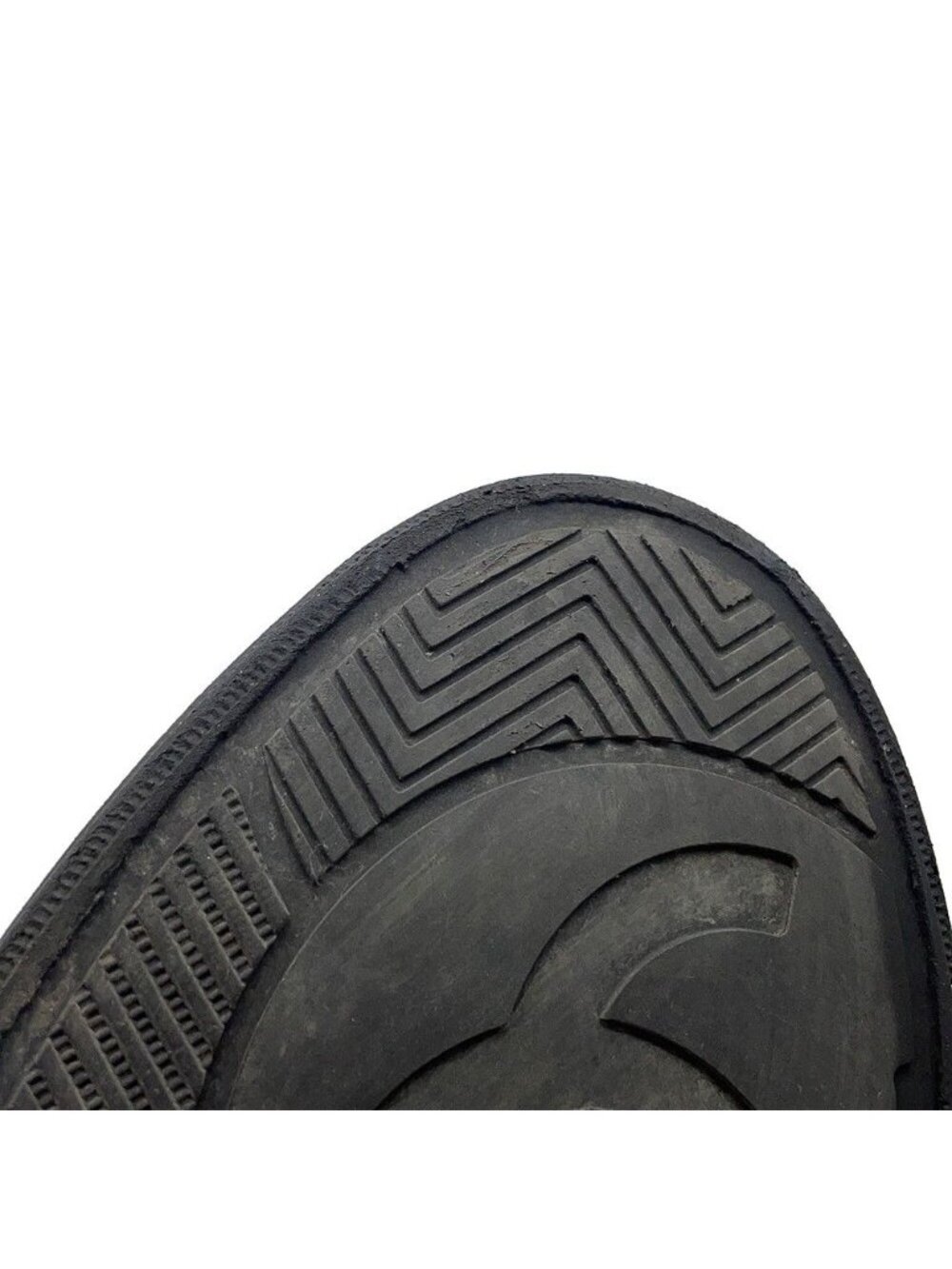 Chanel Sneakers CC Logo 38 Calfskin Shoes Black - Picture 10 of 10